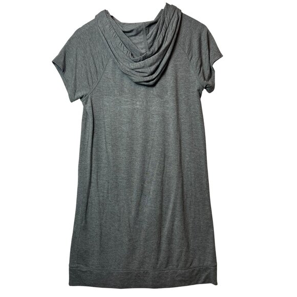 Gaiam Womens Gray Short-Sleeve Hoodie Dress Size: XS - Picture 2 of 12